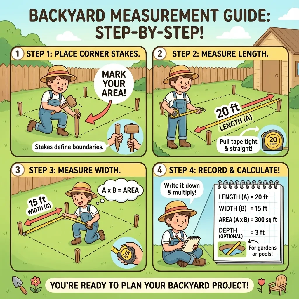 Guide to measuring irregular yard shapes